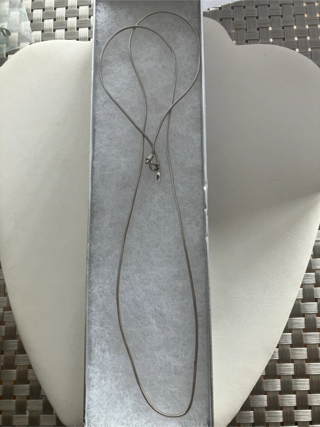 24” Sterling Silver Snake Chain Necklace - photo 2