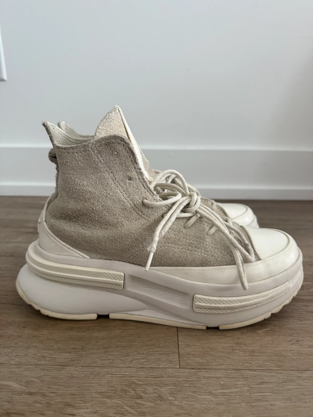 Converse Chuck 70 Plus High Top Sneakers Beige Size 7 - photo 4