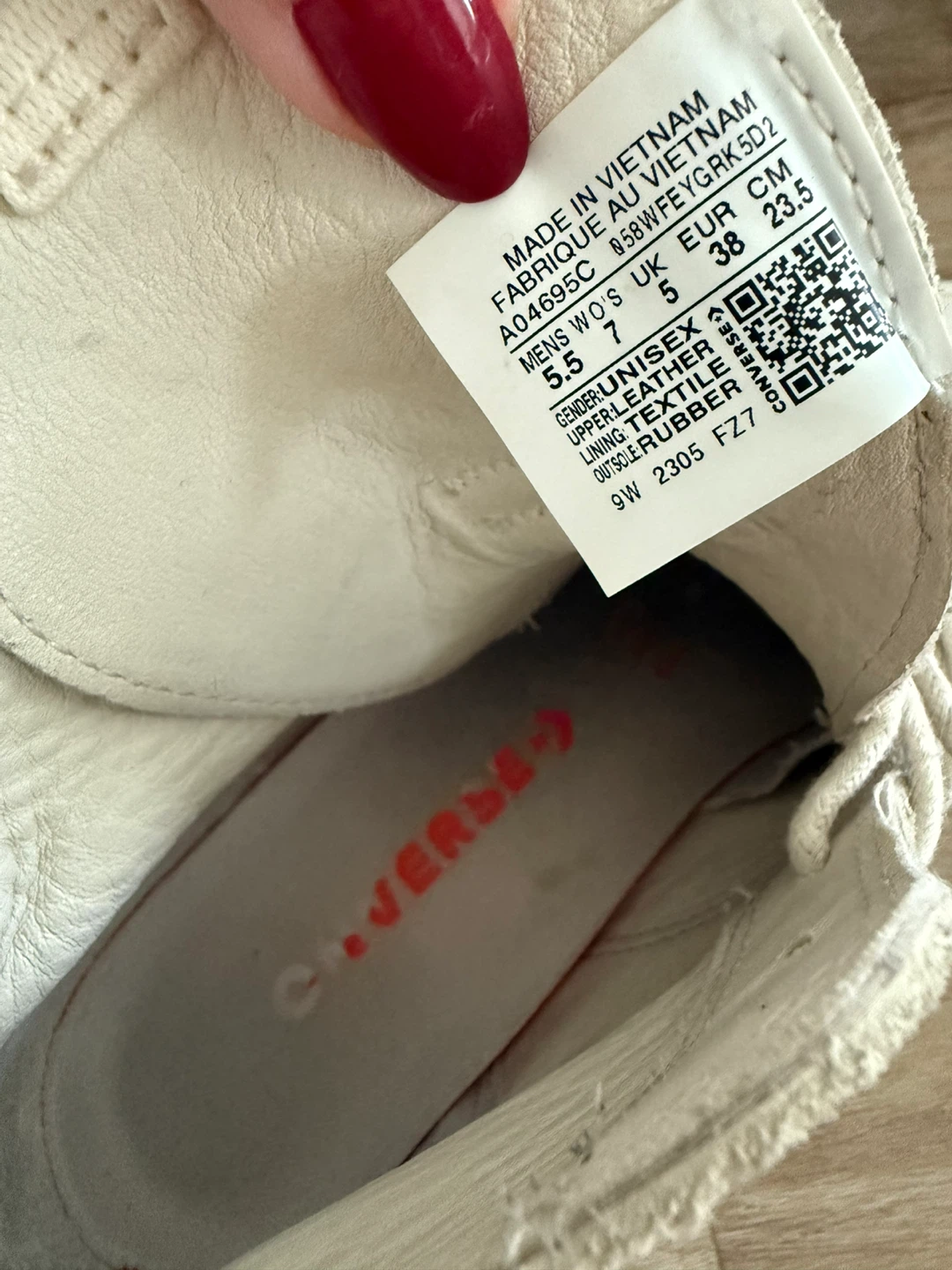 Converse Chuck 70 Plus High Top Sneakers Beige Size 7 - photo 5