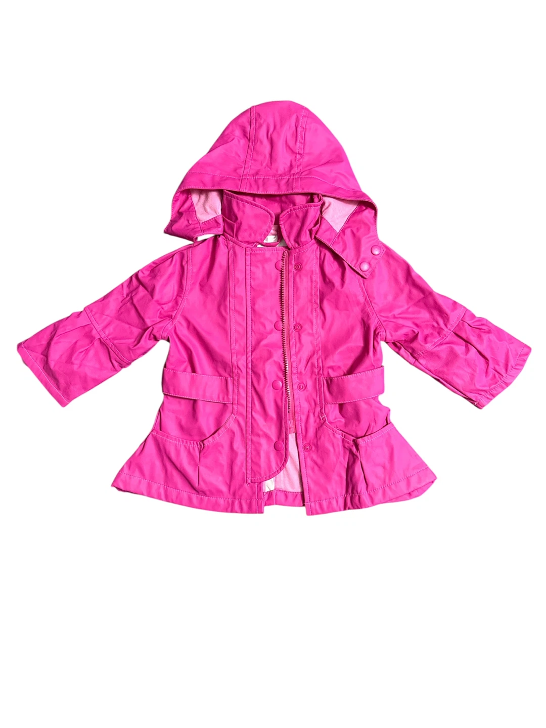 Drench Pink Hooded Raincoat - 18/24 Months