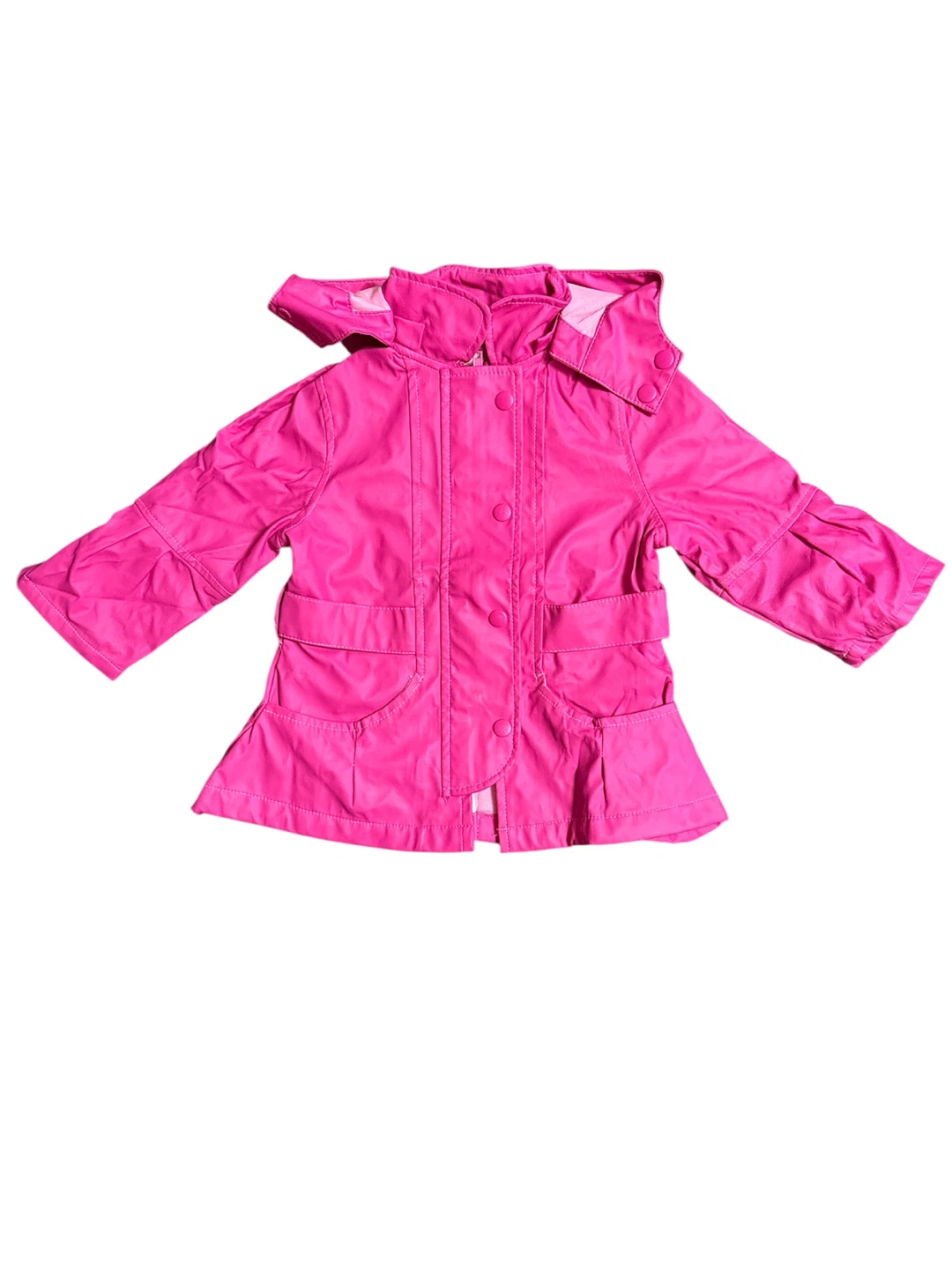 Drench Pink Hooded Raincoat - 18/24 Months - photo 3