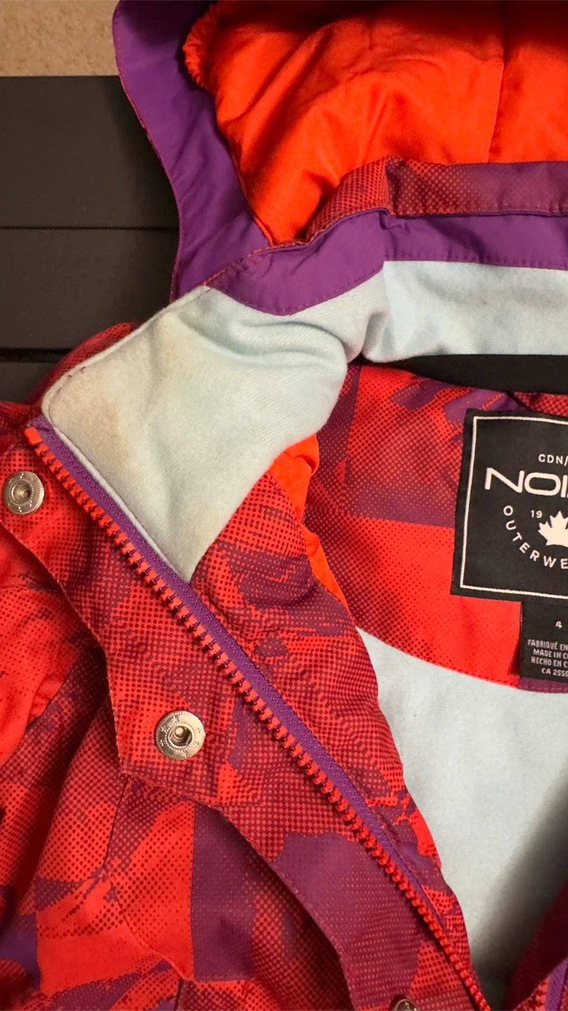 Noize Outerwear Ski Suit Set - Red/Purple - Size 4 - photo 5