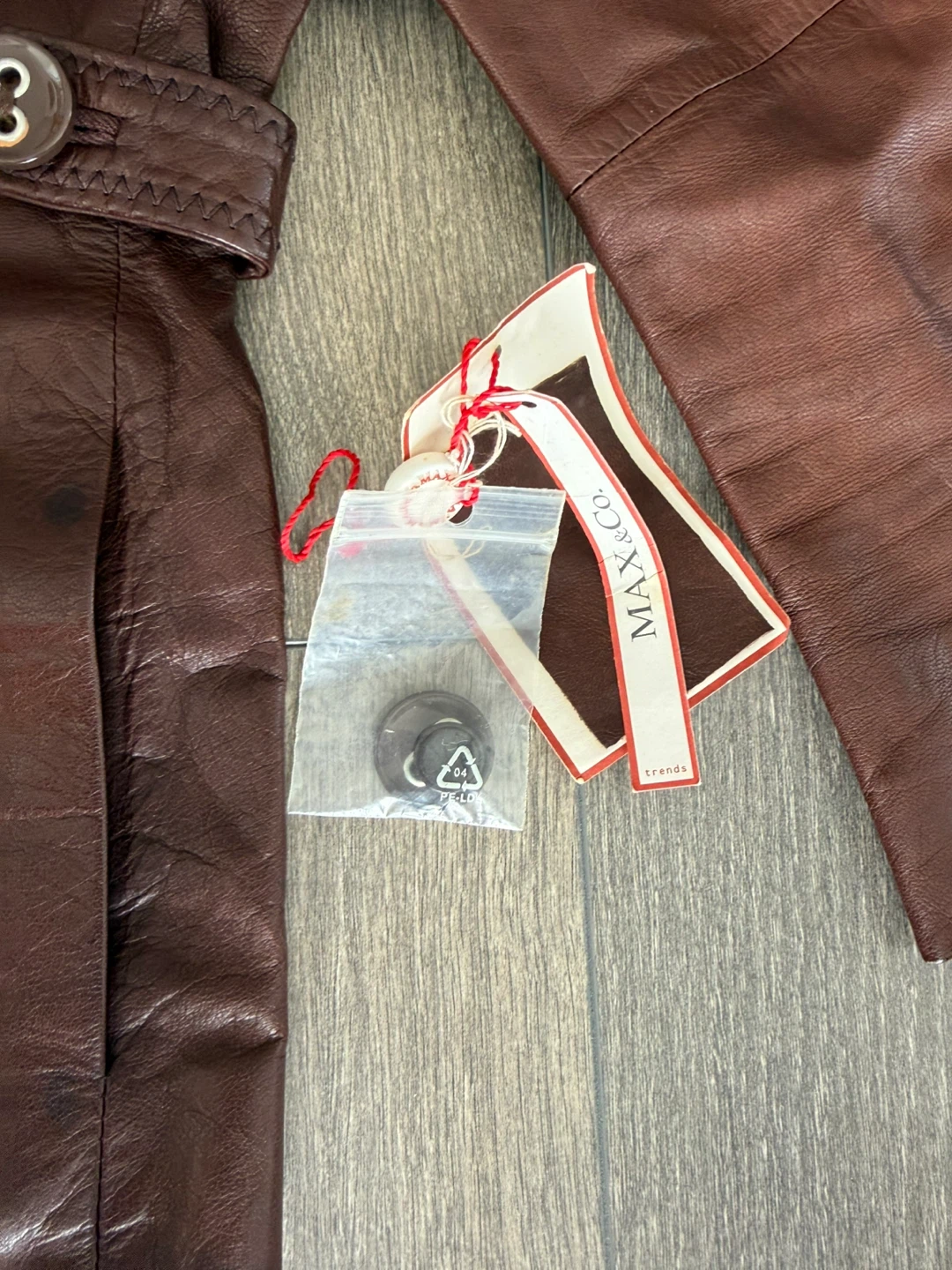 MAX & Co. Trends Brown Leather Jacket - photo 3