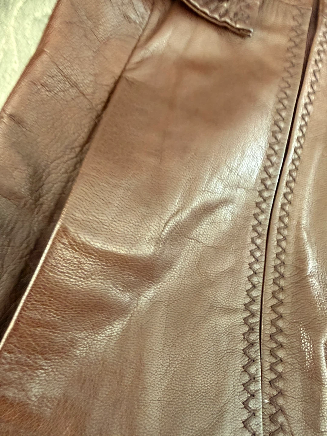 MAX & Co. Trends Brown Leather Jacket - photo 5