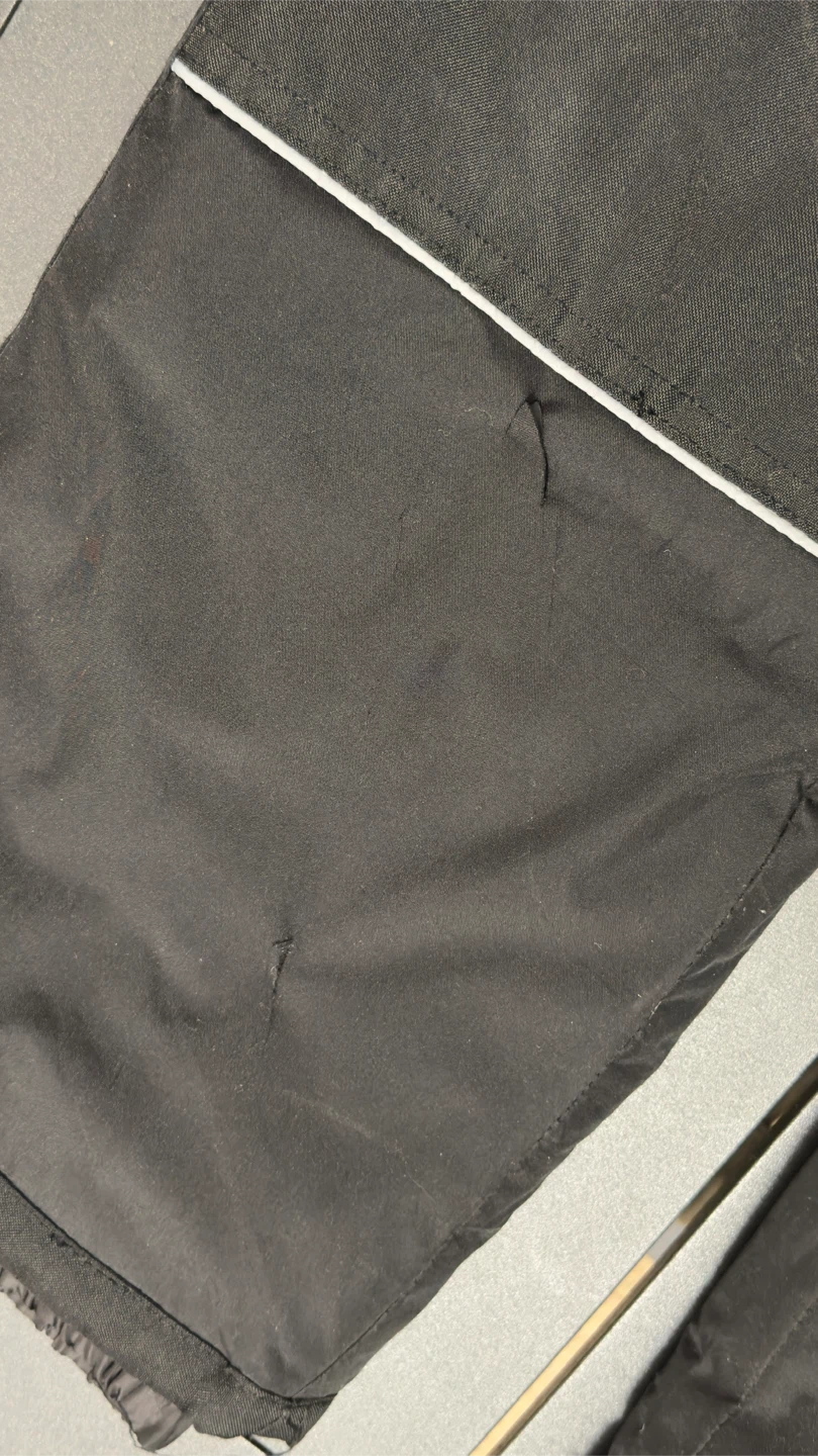 Black Ski Snow Bib Overalls Size 7 - photo 3