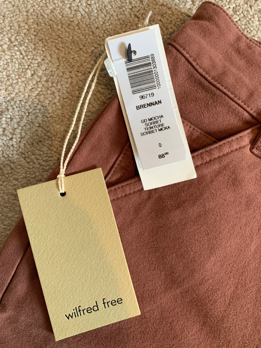 Wilfred Free Shorts Mocha Sorbet Size 0 - photo 2