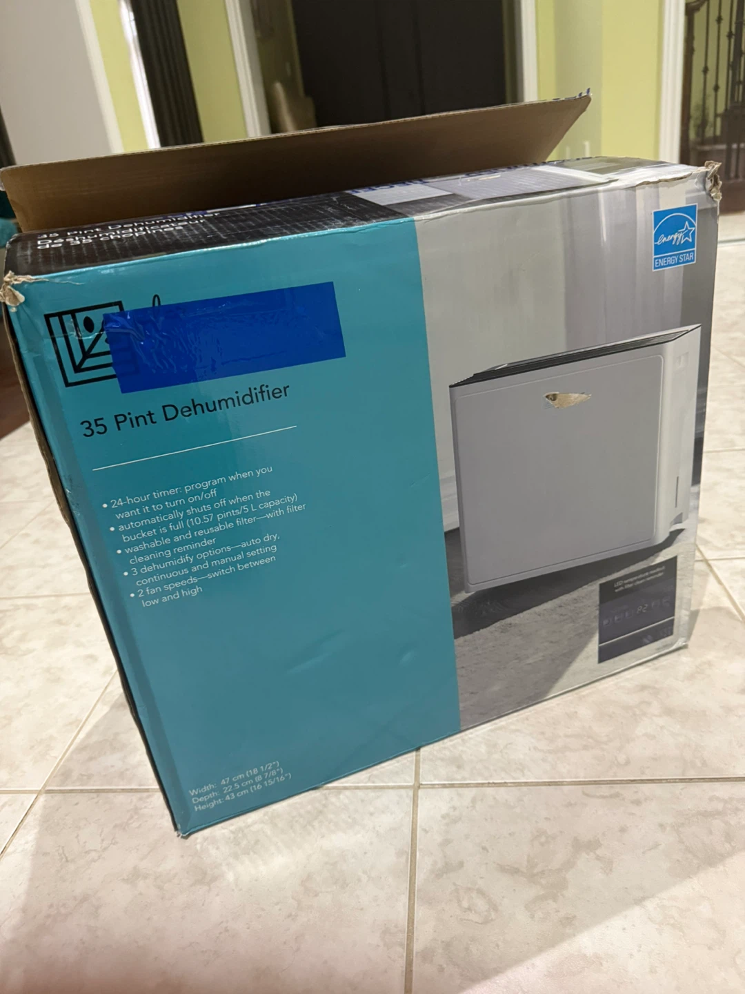 Living 35 Pint Dehumidifier