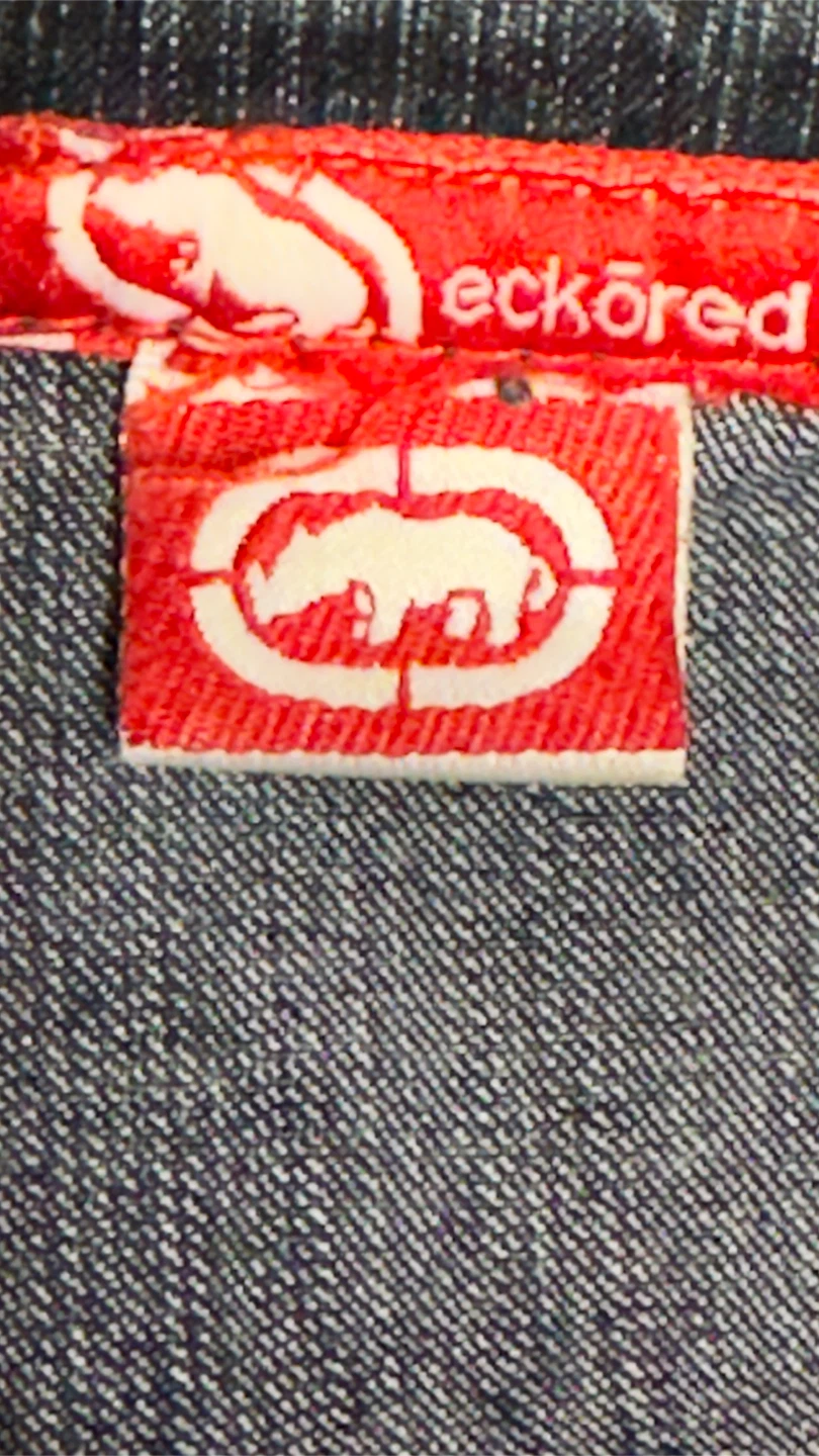 Ecko Red Denim Jacket with Graphic Back Size 4T - photo 5