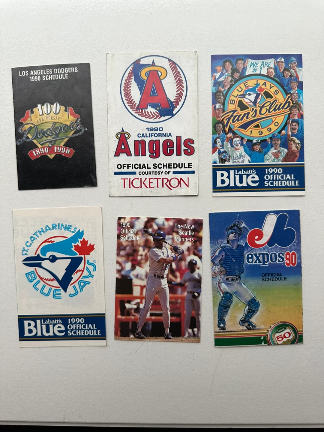 1990 Blue Jays and other baseball team schedules - photo 3