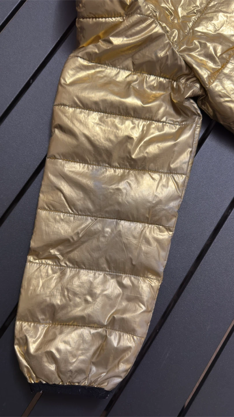 Gold Mickey Mouse Puffer Jacket Size 4T - photo 5