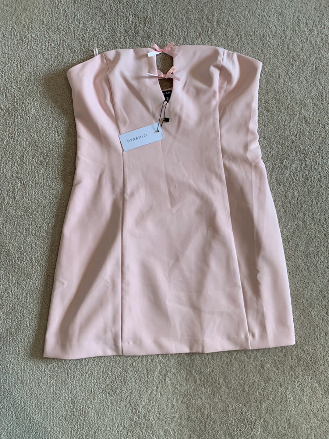 Dynamite Pink Tube Dress