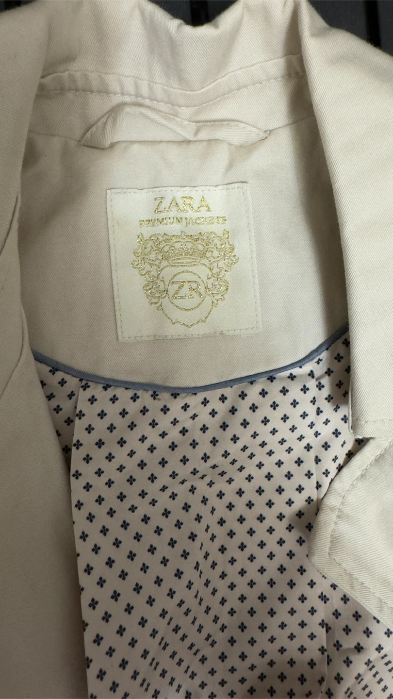 Zara Beige Trench Coat - Size 4/5 (110cm) - photo 5