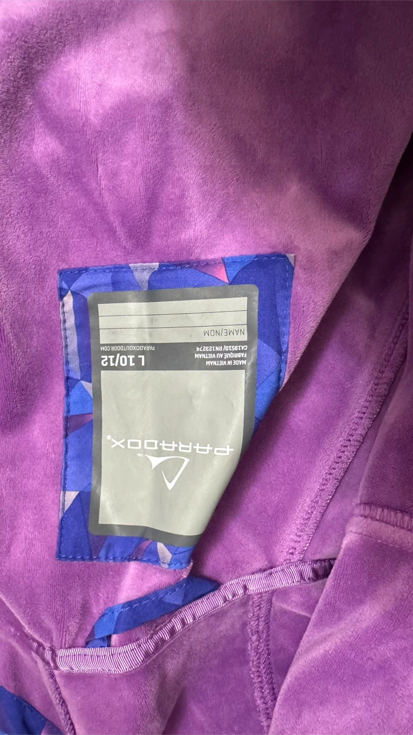 Paradox Hooded Zip-Up Jacket Size L 10/12 - photo 3
