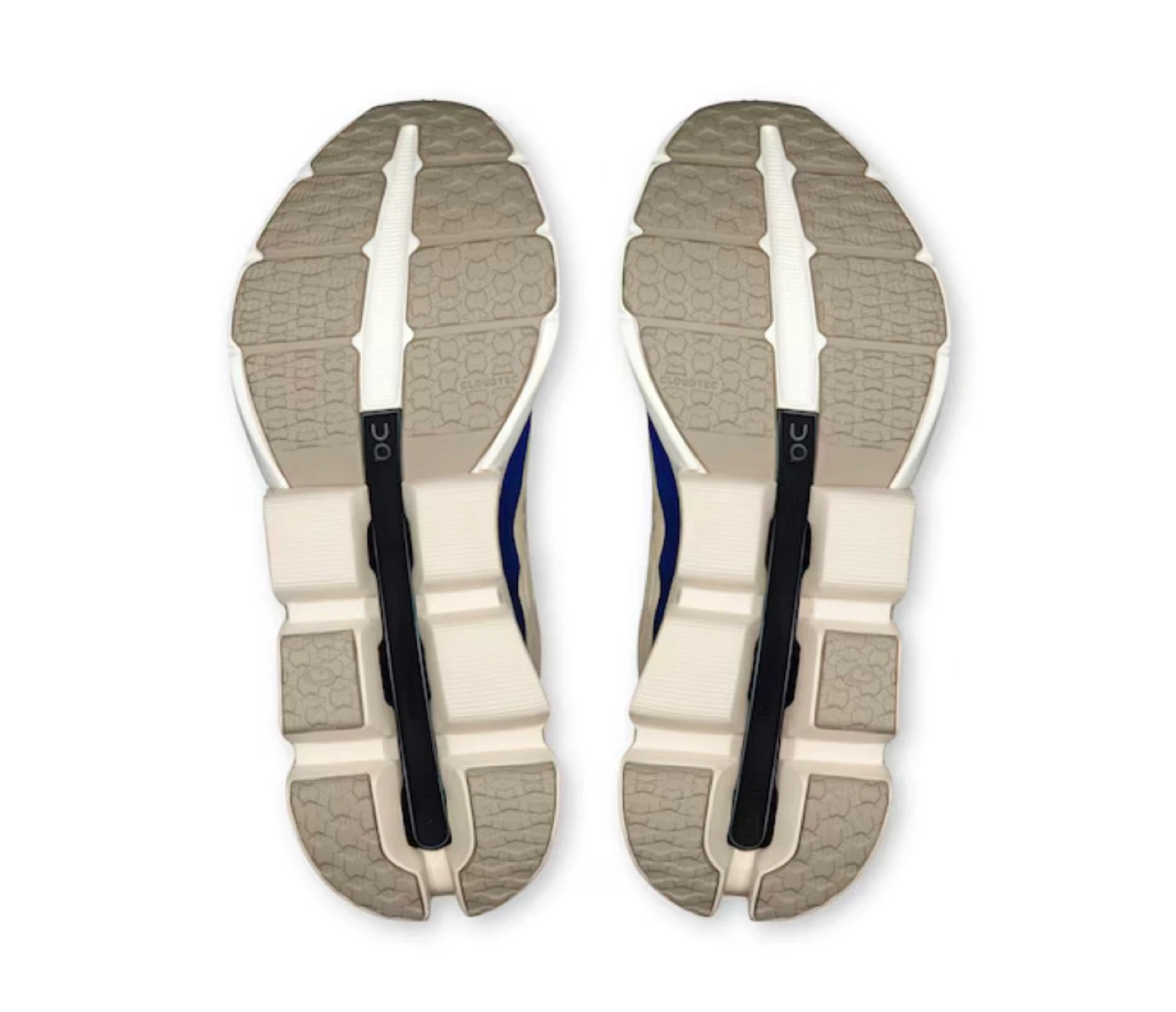 On Cloudmonster Running Shoes - Beige/Blue 8 size - photo 4