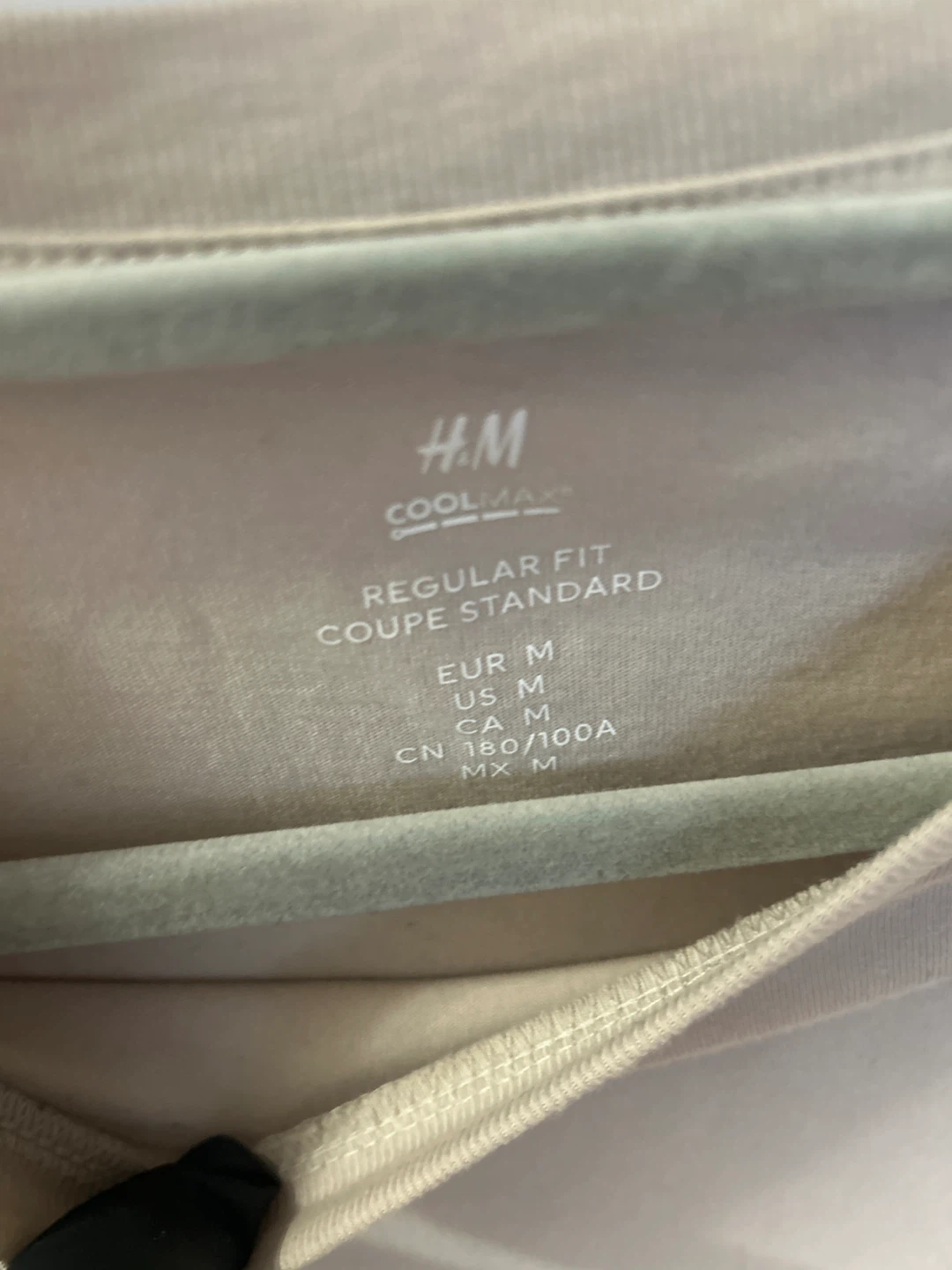 H&M Coolmax Regular Fit T-Shirt - Beige, Size M - photo 2
