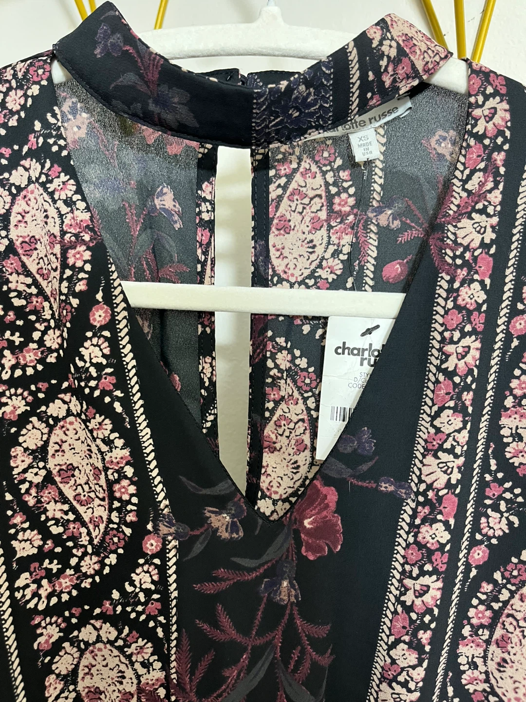 Charlotte Russe Floral Print Mini Dress XS - photo 4