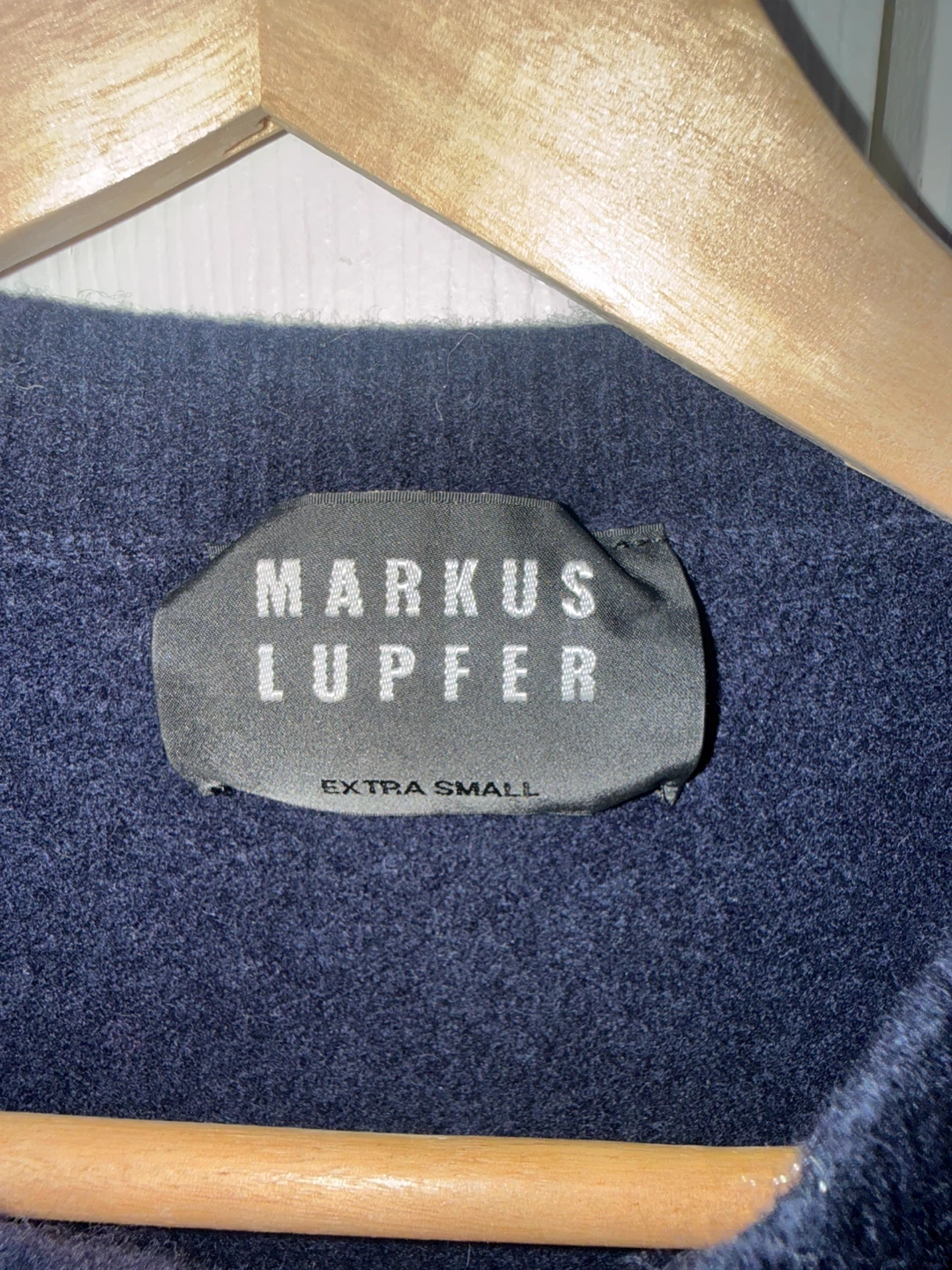 Markus Lupfer Navy Blue Rose Sweater - XS - photo 3
