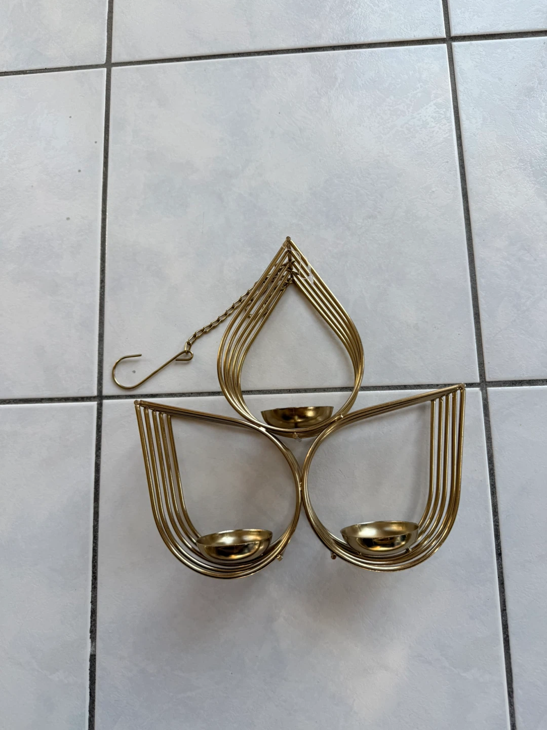 Gold Metal Taper Candle Holder Candelabra