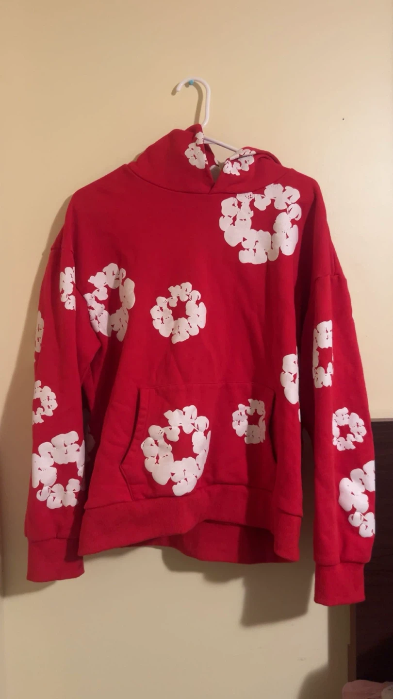 Denim Tears African Diaspora Goods Hoodie - Red - Size L - photo 2