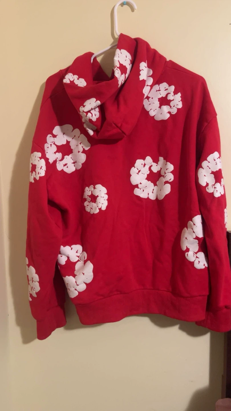 Denim Tears African Diaspora Goods Hoodie - Red - Size L - photo 3