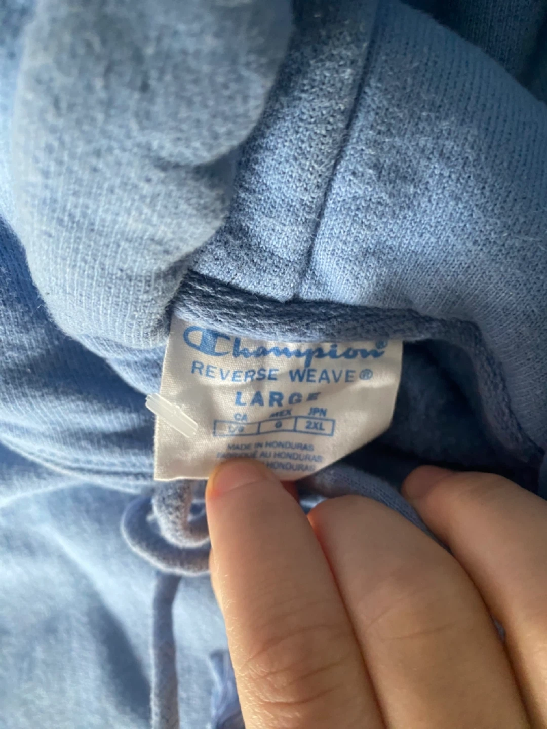 Light blue Champion hoodie - photo 2