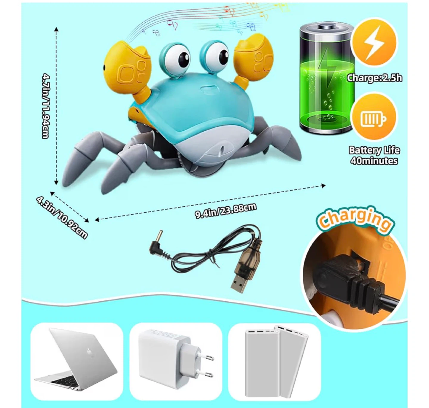 Crawling Crab Toy for babies - photo 4