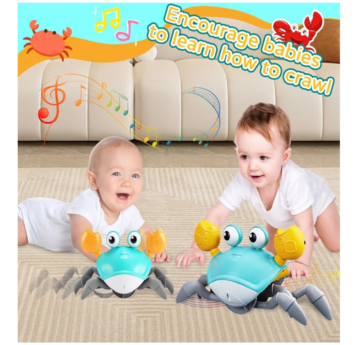 Crawling Crab Toy for babies - photo 3