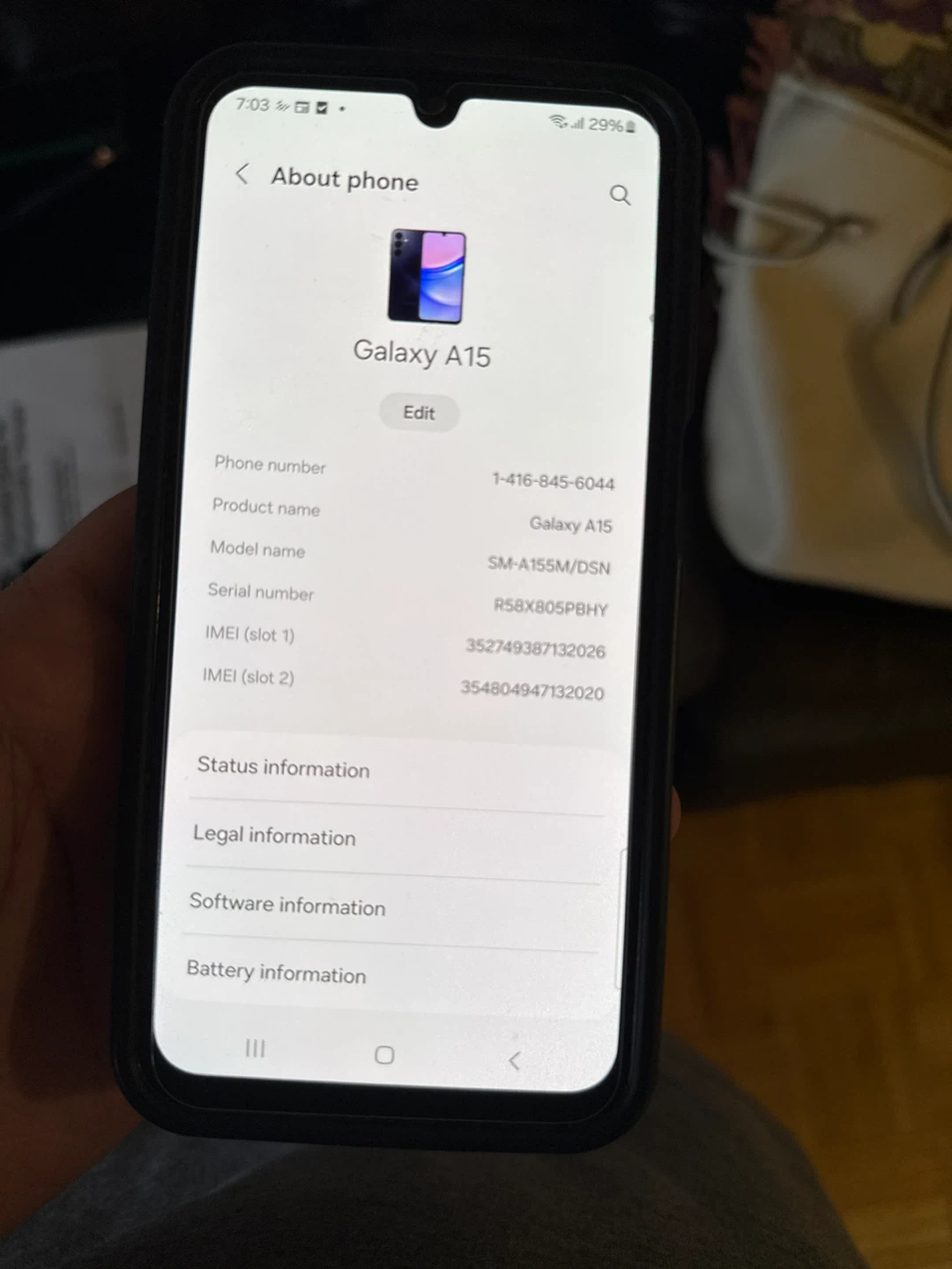 Samsung Galaxy A15 Smartphone SM-A155M/DSN