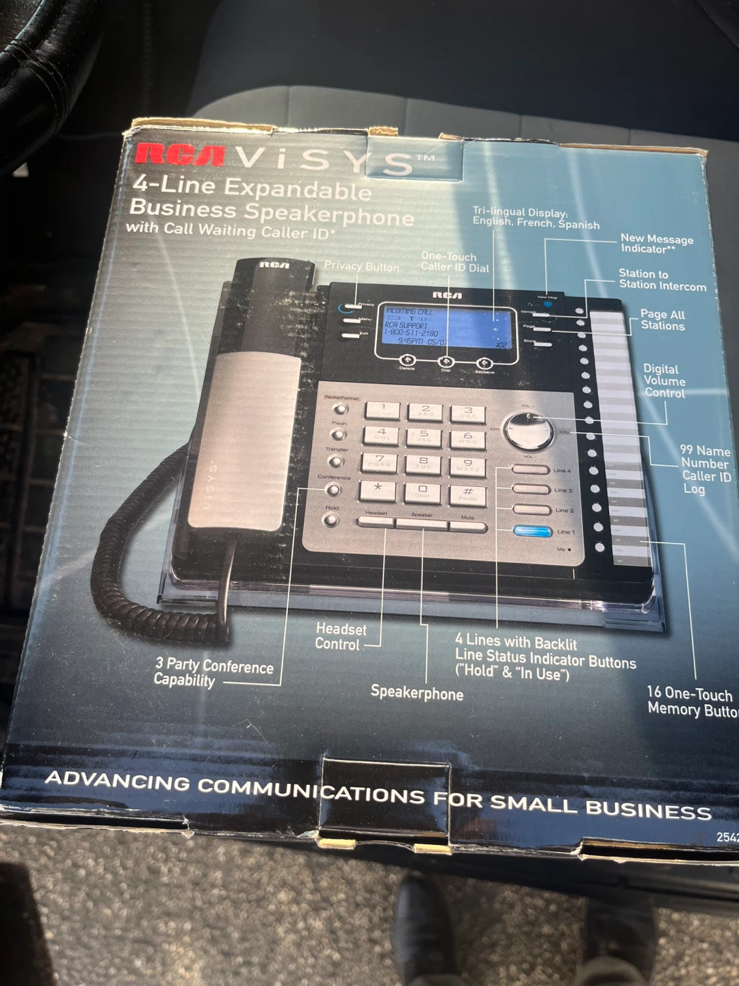 3 RCA VISYS 4-Line Expandable Business Speakerphone - photo 3