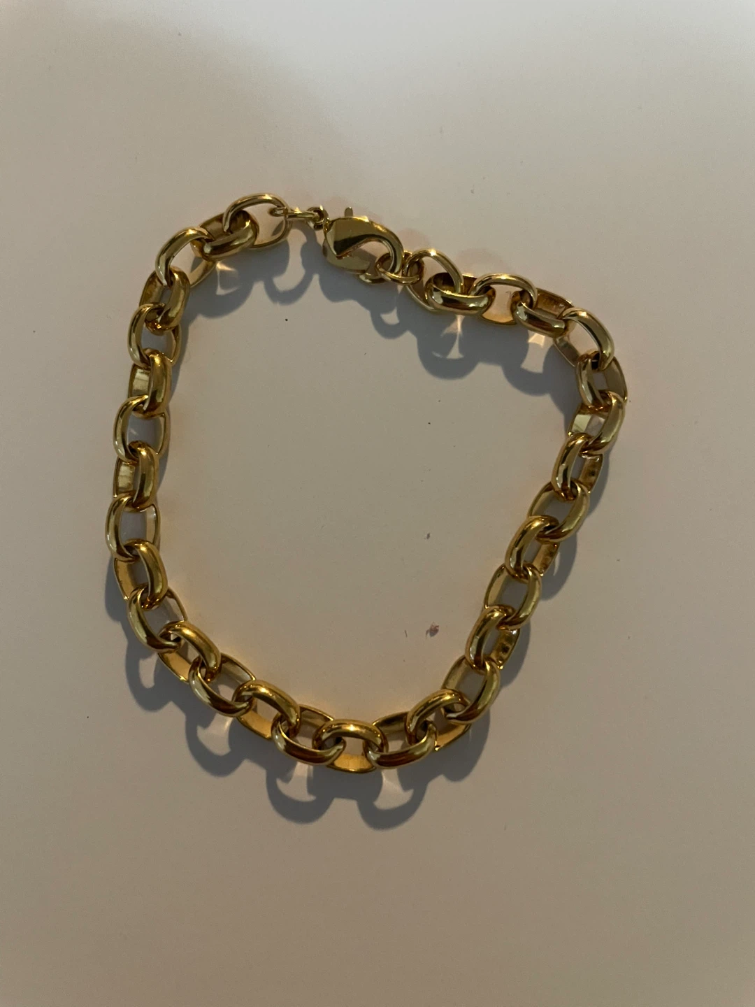 Gold plated Chain Bracelet small