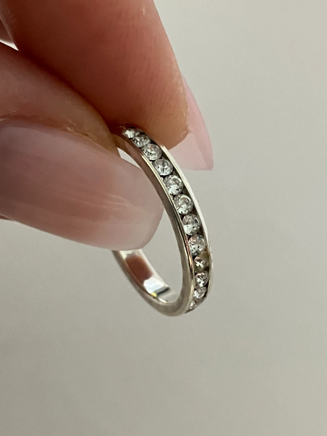 925 Sterling Silver CZ Ring, Size 6.75 - photo 2