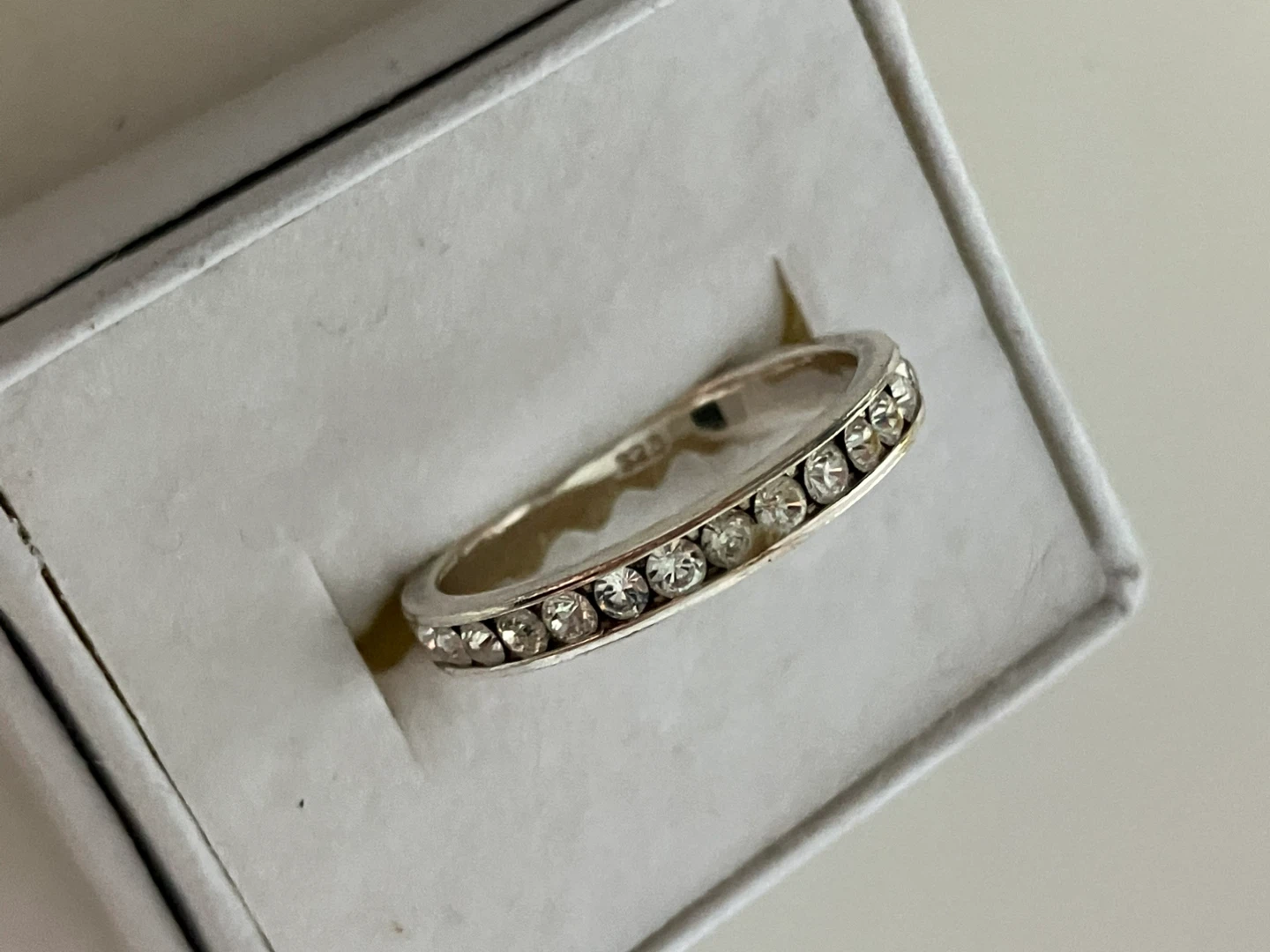 925 Sterling Silver CZ Ring, Size 6.75 - photo 3