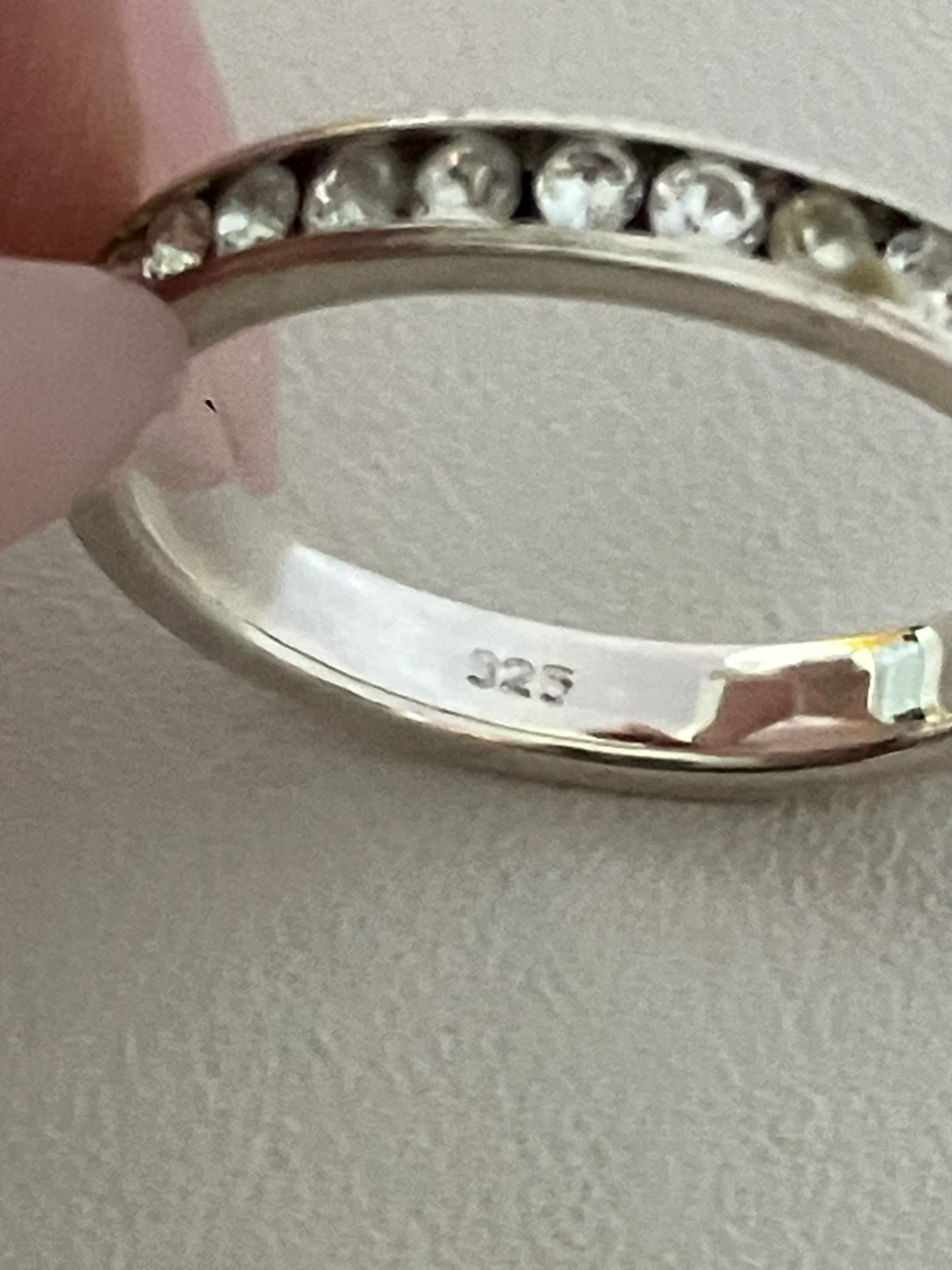 925 Sterling Silver CZ Ring, Size 6.75 - photo 4