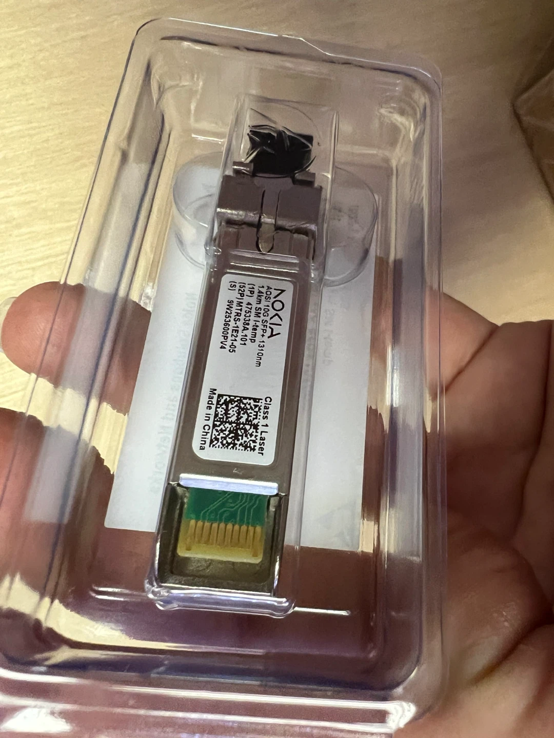 Nokia SFP+ 10G 1310nm SM Transceiver - photo 4