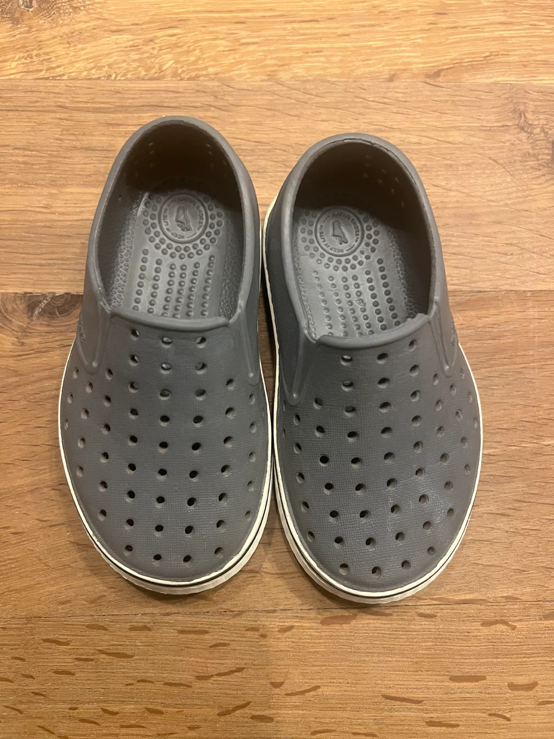 Native Shoes - Size C8 - Grey Slip-On Water Shoes
