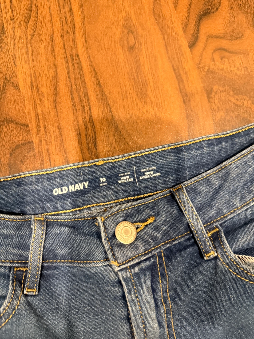 Old Navy Women's “Wow” Wide Leg Jeans - Size 10 Petite - photo 3
