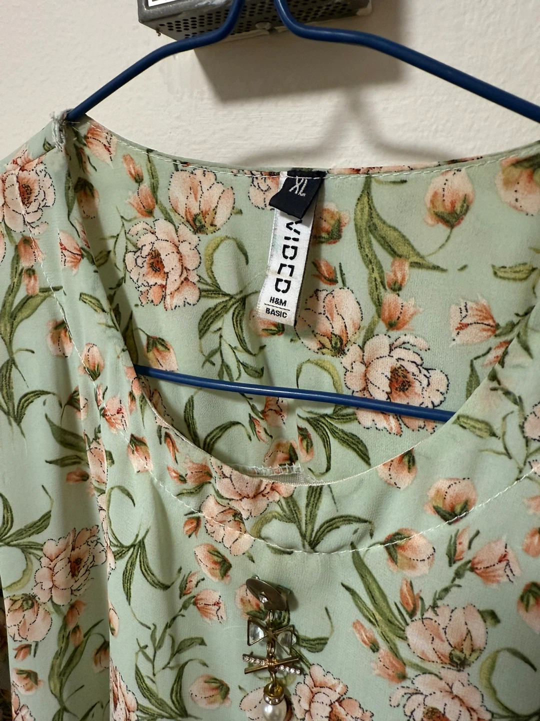 Divided H&M Floral Pleated Dress - XL - photo 2
