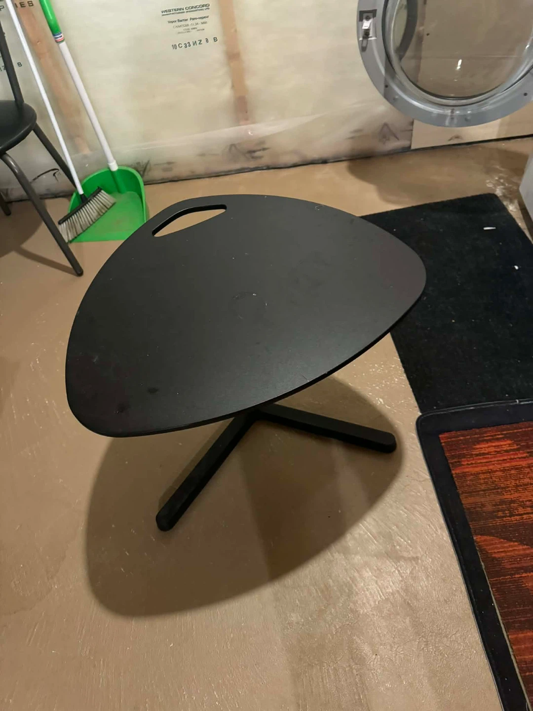Adjustable Black Laptop Table