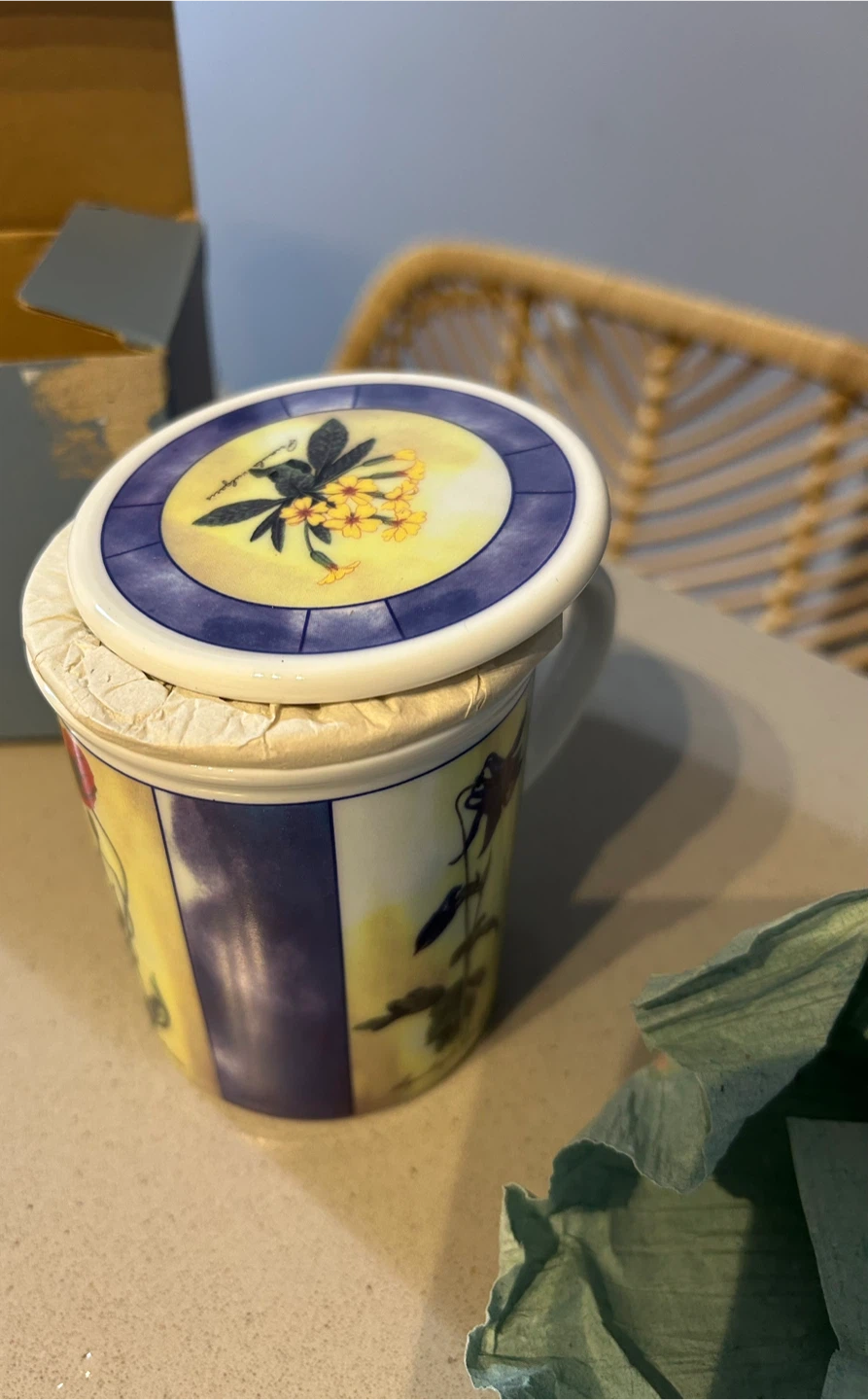 Decorative Tea Mug with Infuser and Lid - photo 2