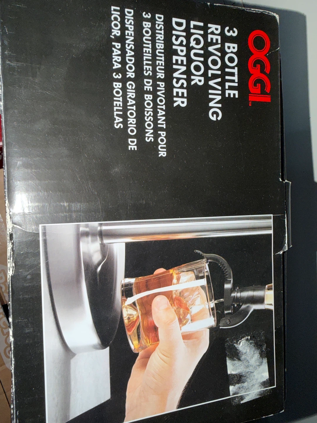 OGGI 3 Bottle Revolving Liquor Dispenser - photo 2