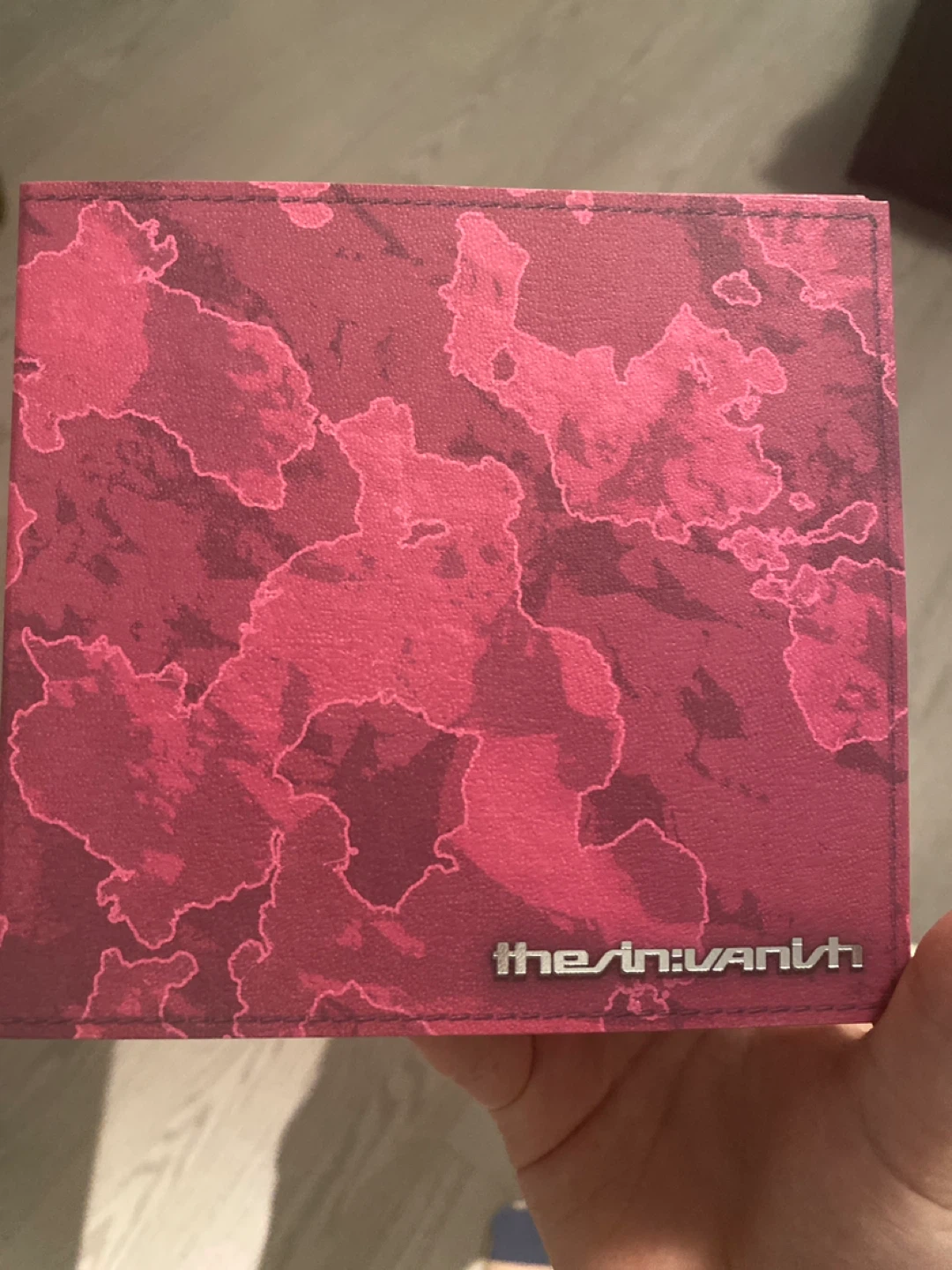 the sin:VANISH Wallet Pink Camo Pattern