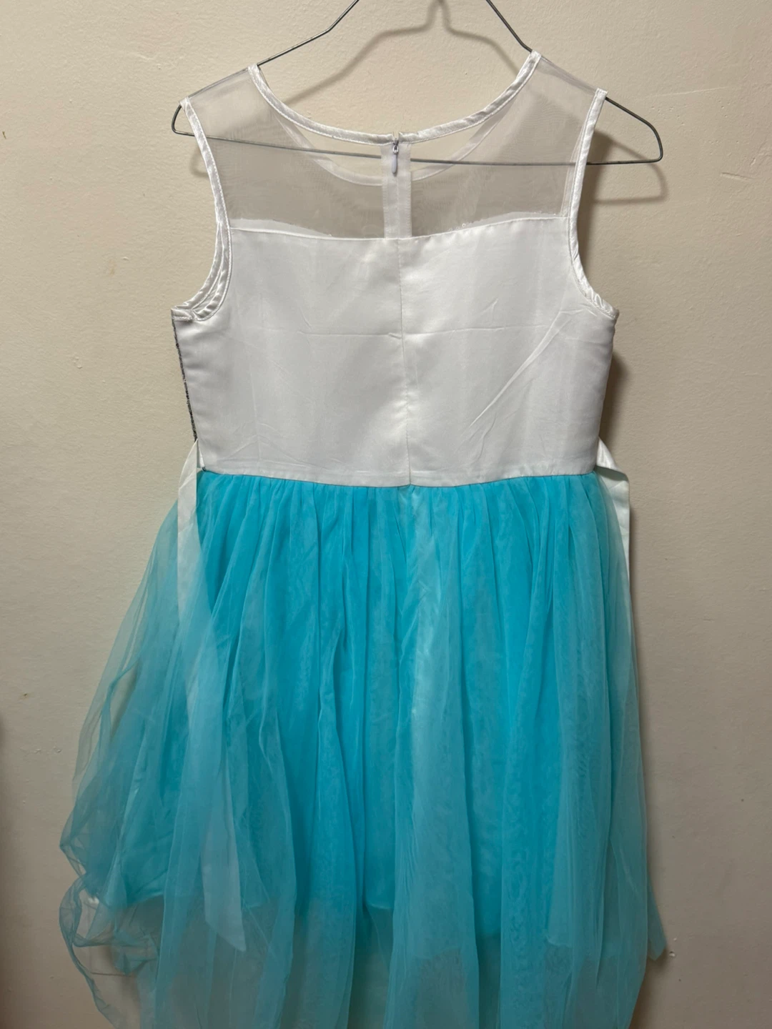 Sparkly Sequin & Tulle Dress - Blue - photo 4