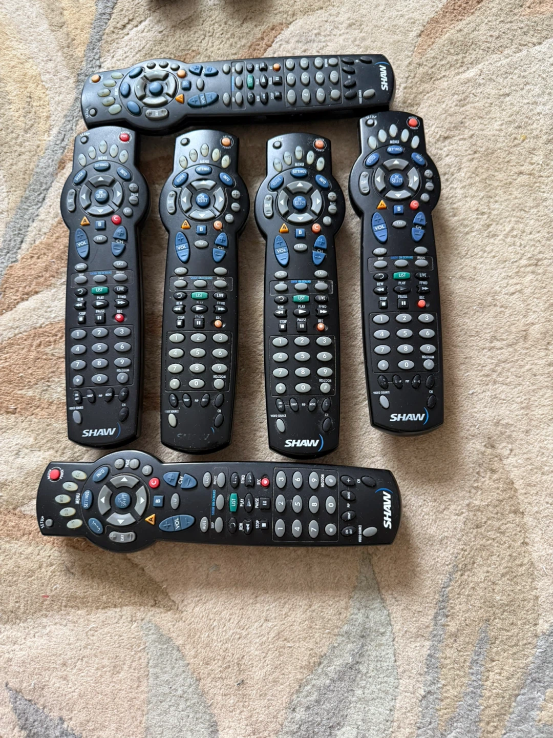 Shaw Cable TV Remote Control