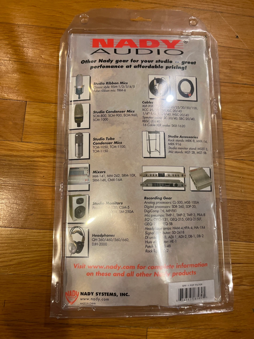Nady Audio SPF-1 Studio Mic Pop Filter - photo 4