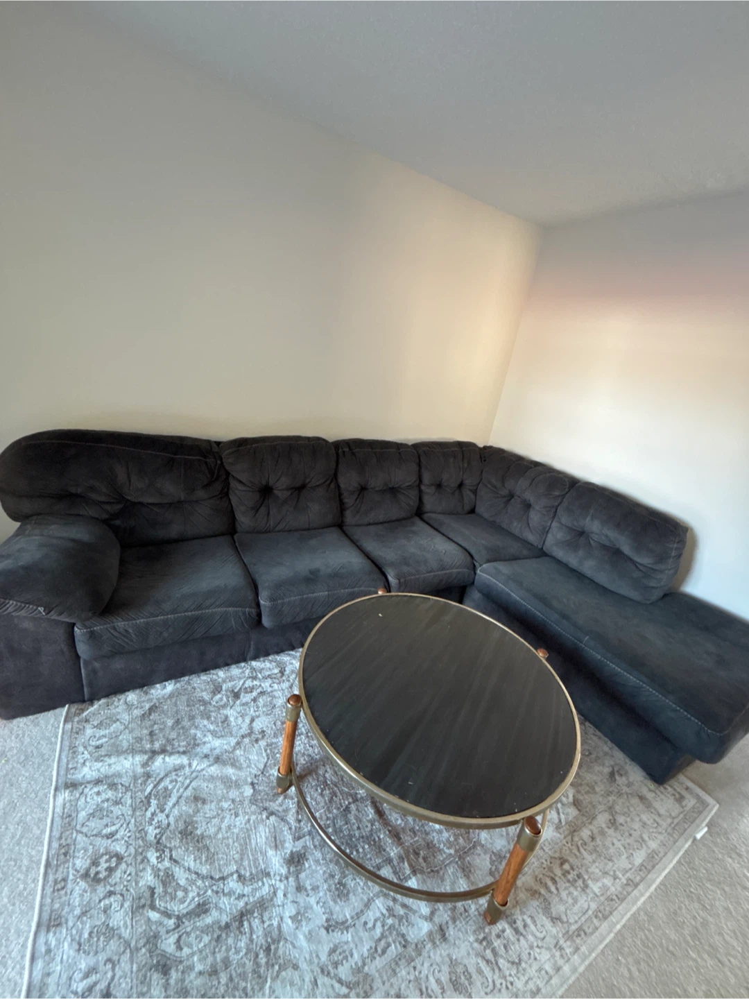 Dark Grey Sectional Sofa