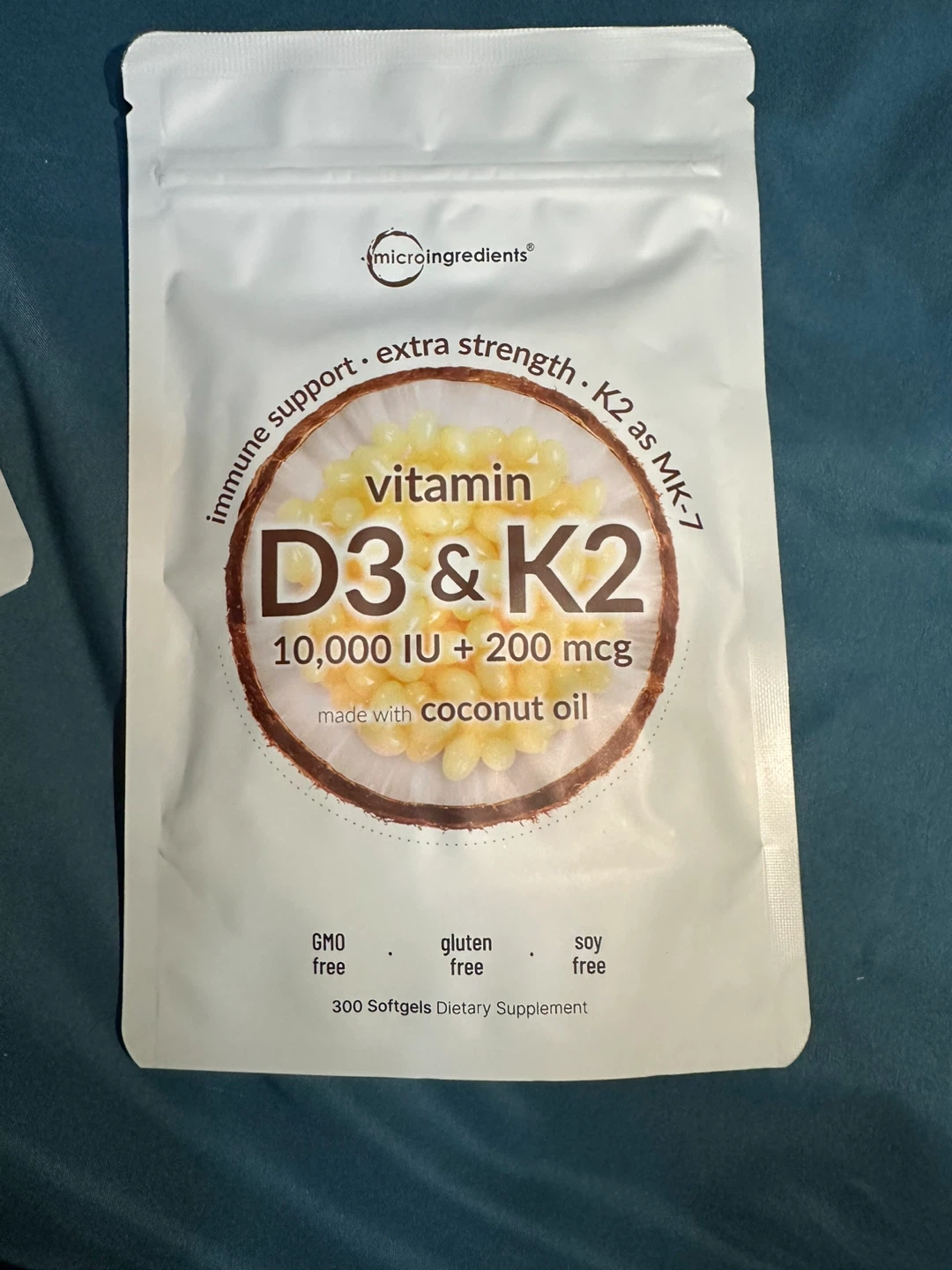 MicroIngredientsVitamin D3&K2 w/ Coconut Oil