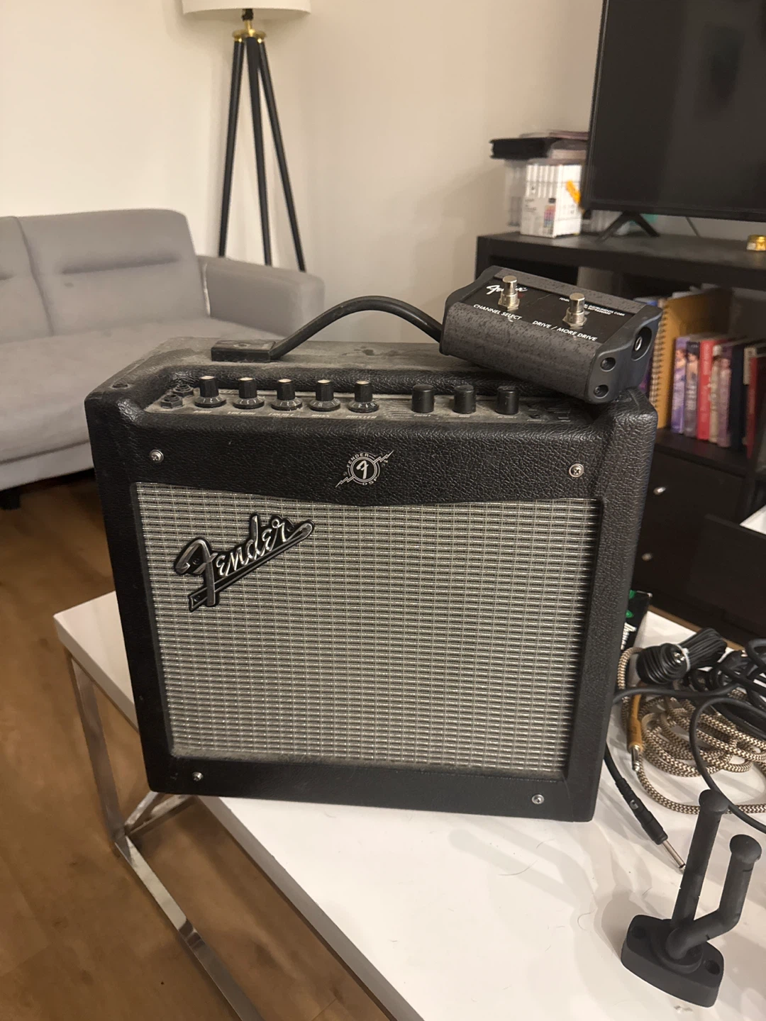 Guitar amp + accessories