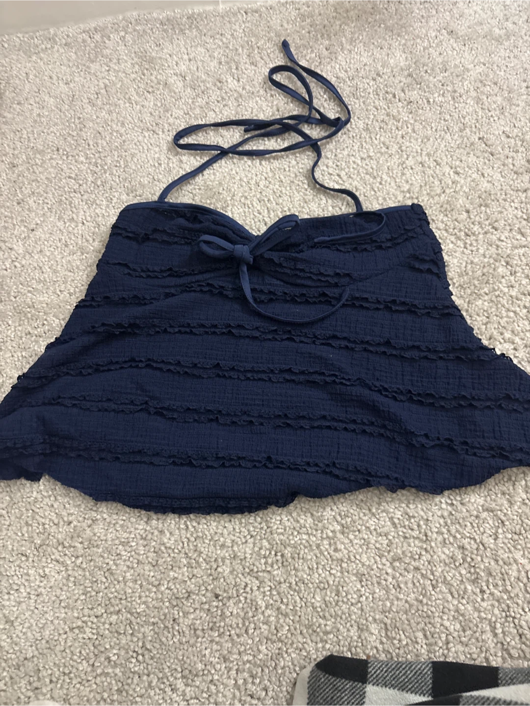 Navy Blue Halter Top - photo 2