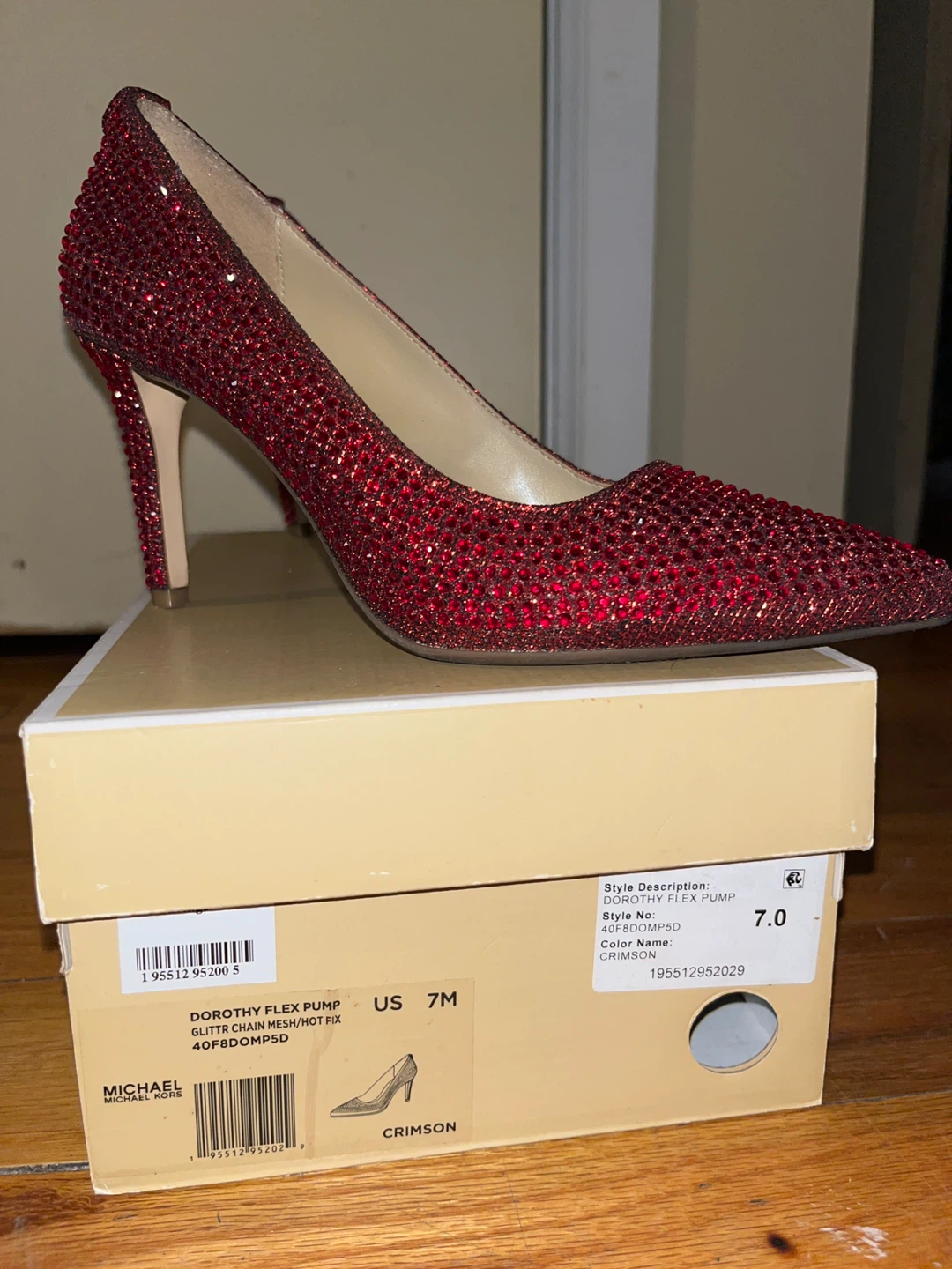 🥕Michael Kors Dorothy Flex Pump Heels - Red - Size 7M🥕 - photo 4
