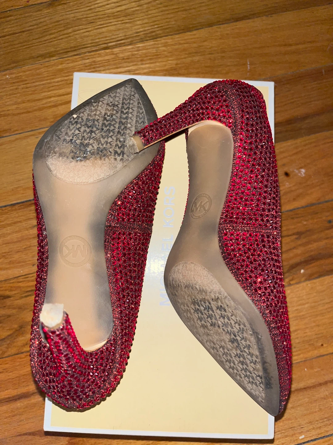 🥕Michael Kors Dorothy Flex Pump Heels - Red - Size 7M🥕 - photo 2